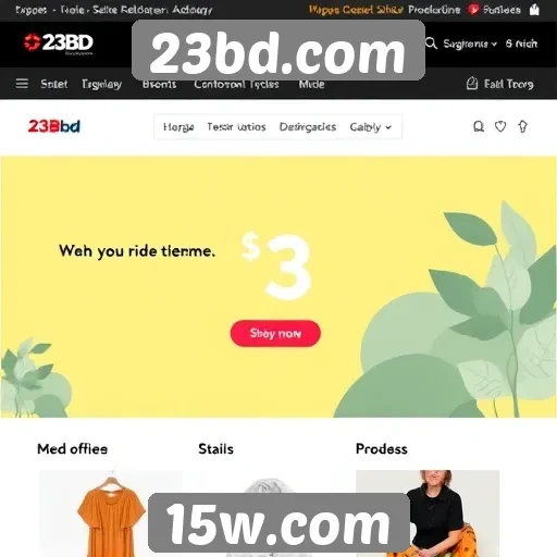 Navegação e usabilidade do site 23bd.com