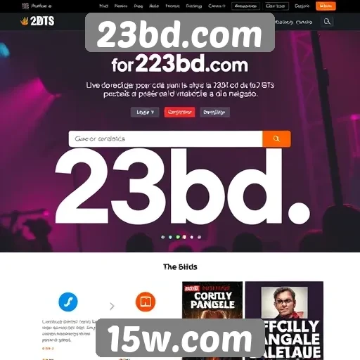 Características de usabilidade do site 23bd.com